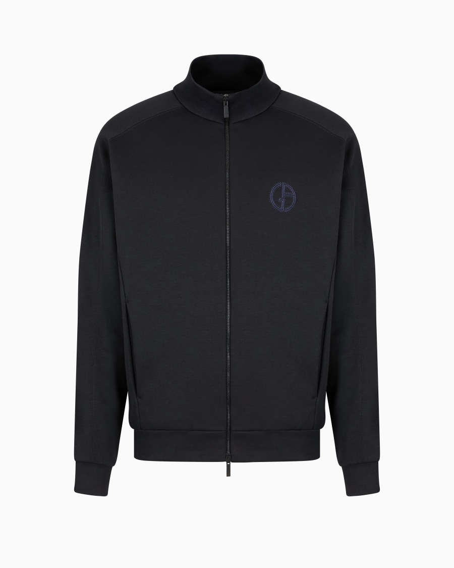 The world of armani BLOUSON IN JERSEY DOUBLE DI MICRO MODAL