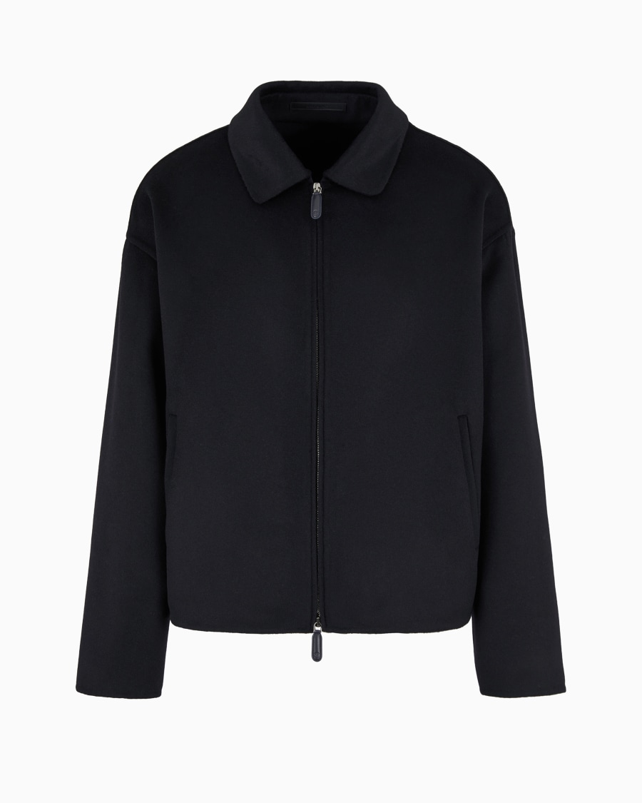 The world of armani BLOUSON IN PANNO DI CASHMERE DOUBLE