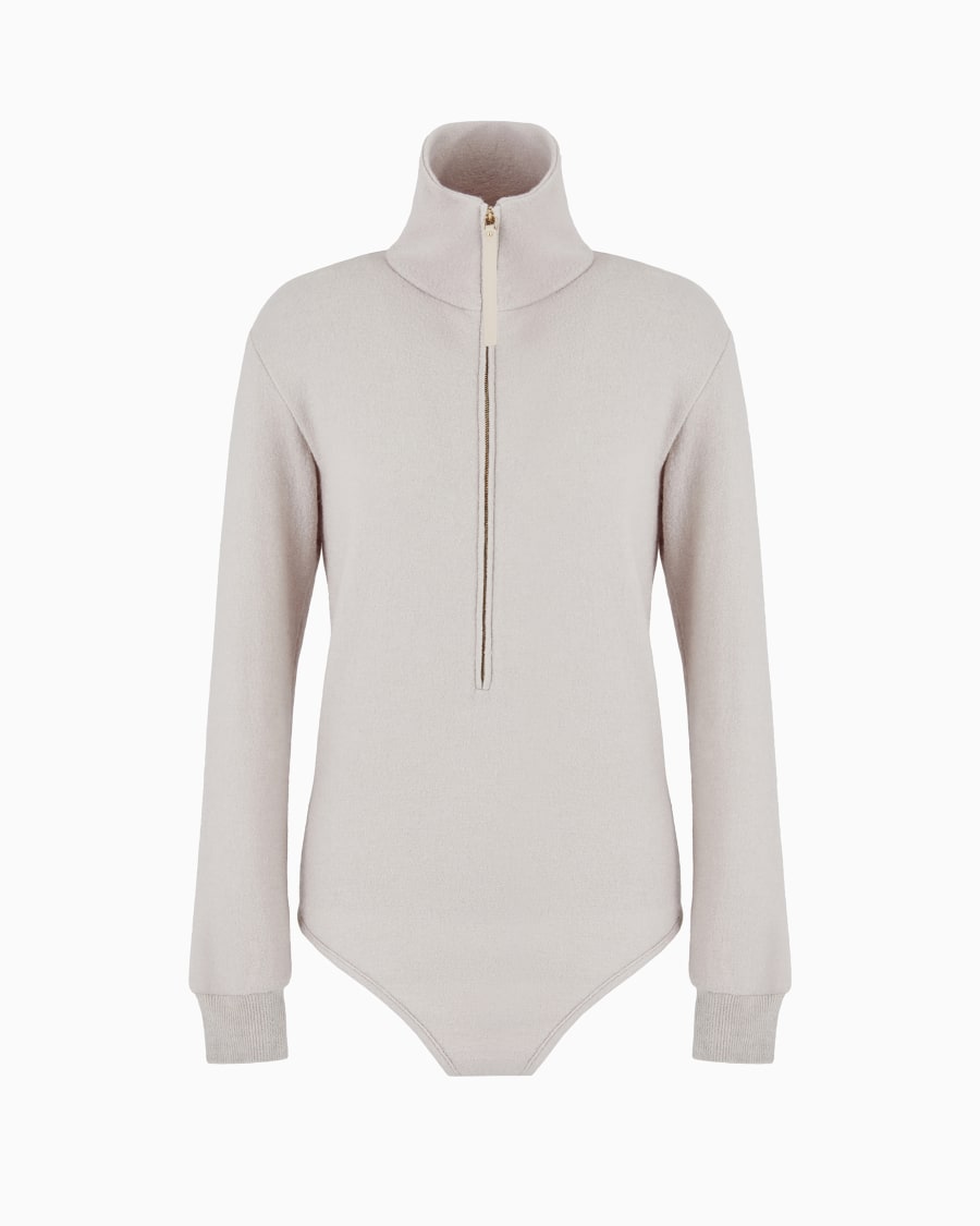 The world of armani BODY A MANICHE LUNGHE IN JERSEY DI CASHMERE E SETA STRETCH