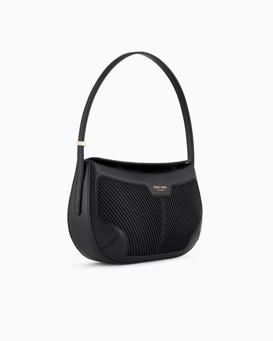 The World Of Armani BORSA A MANO LA PRIMA IN NAPPA PLISSÉ