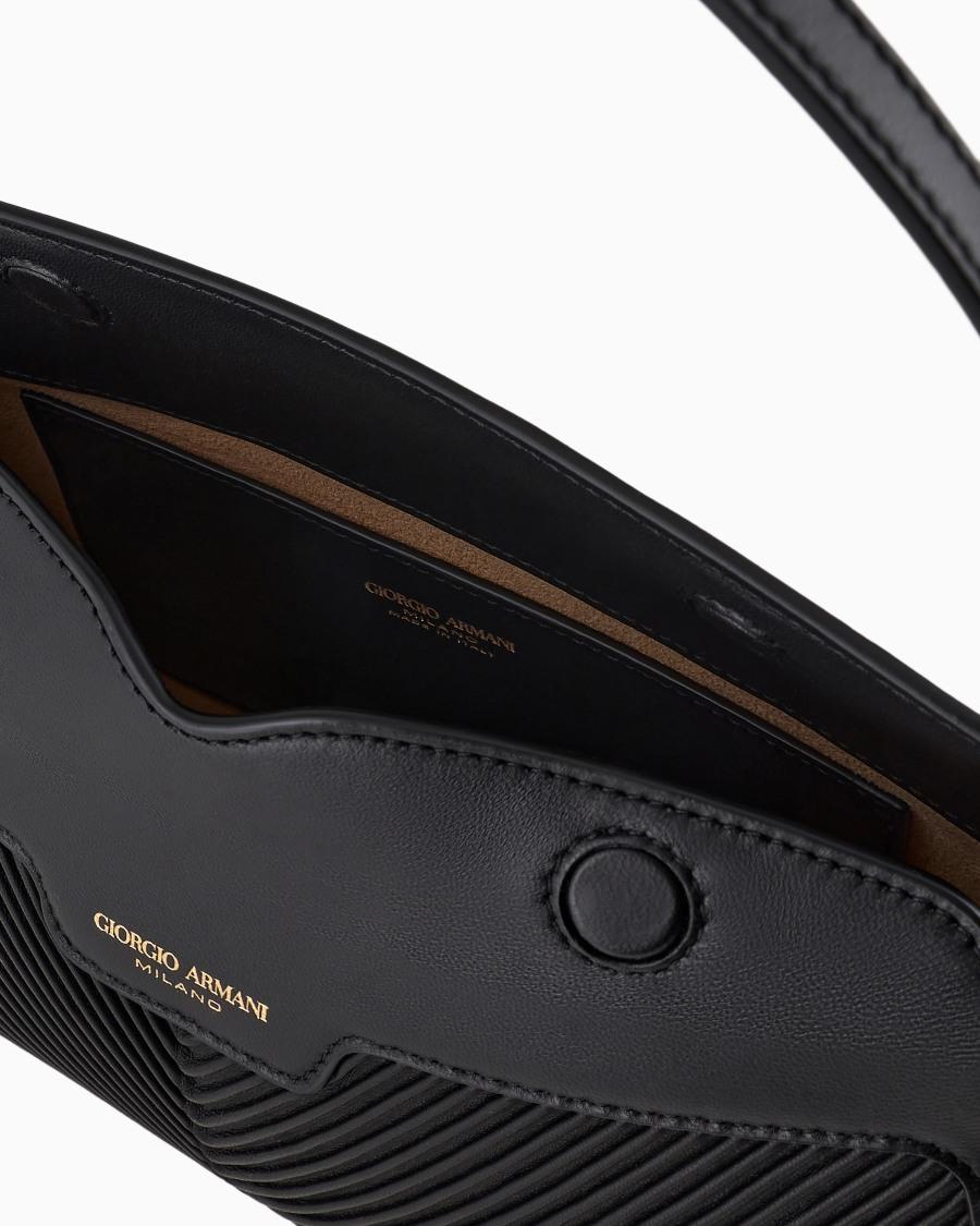 The World Of Armani BORSA A MANO LA PRIMA IN NAPPA PLISSÉ