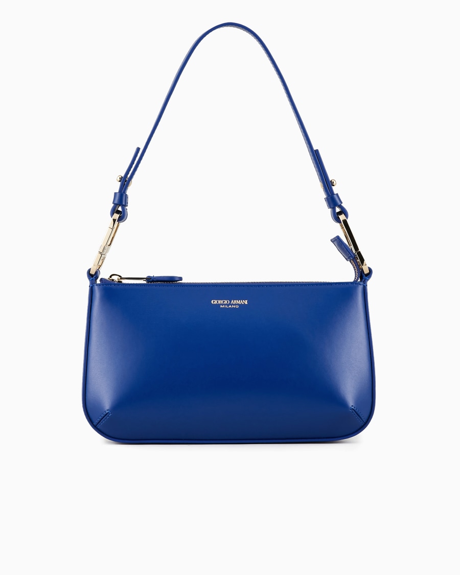 The world of armani BORSA A MANO MEDIA LA PRIMA IN PELLE PALMELLATA