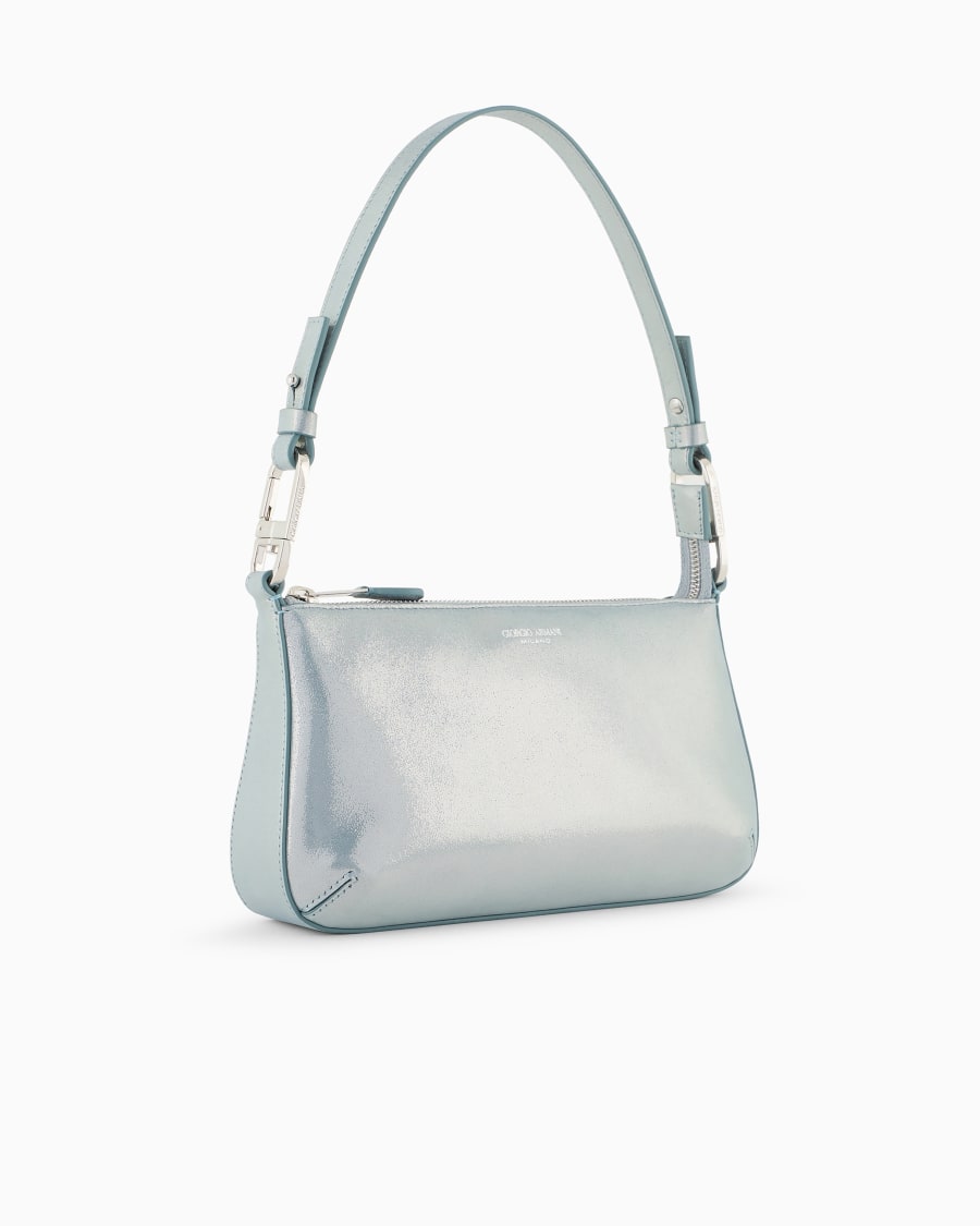 The World Of Armani BORSA A MANO MEDIA LA PRIMA SOFT IN NABUK BRILLANTE