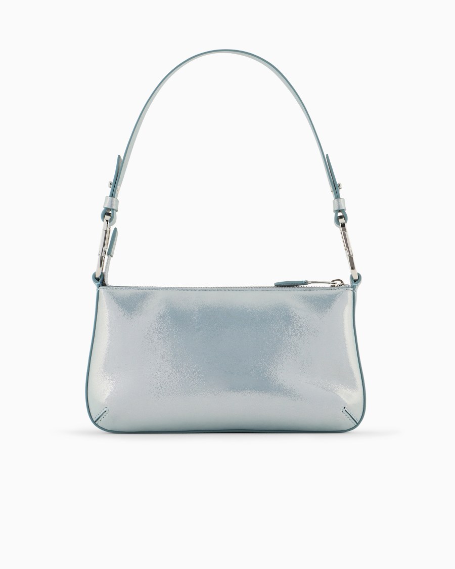 The World Of Armani BORSA A MANO MEDIA LA PRIMA SOFT IN NABUK BRILLANTE