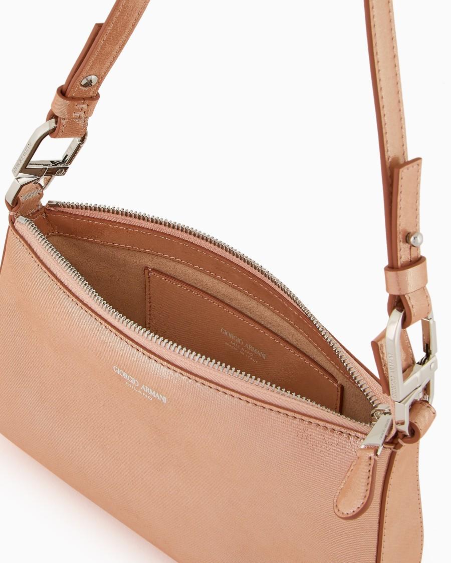 The World Of Armani BORSA A MANO MEDIA LA PRIMA SOFT IN NABUK BRILLANTE