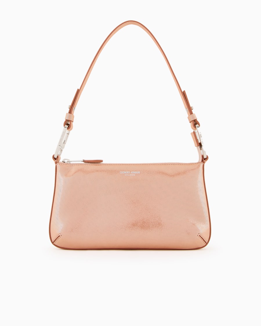 The world of armani BORSA A MANO MEDIA LA PRIMA SOFT IN NABUK BRILLANTE