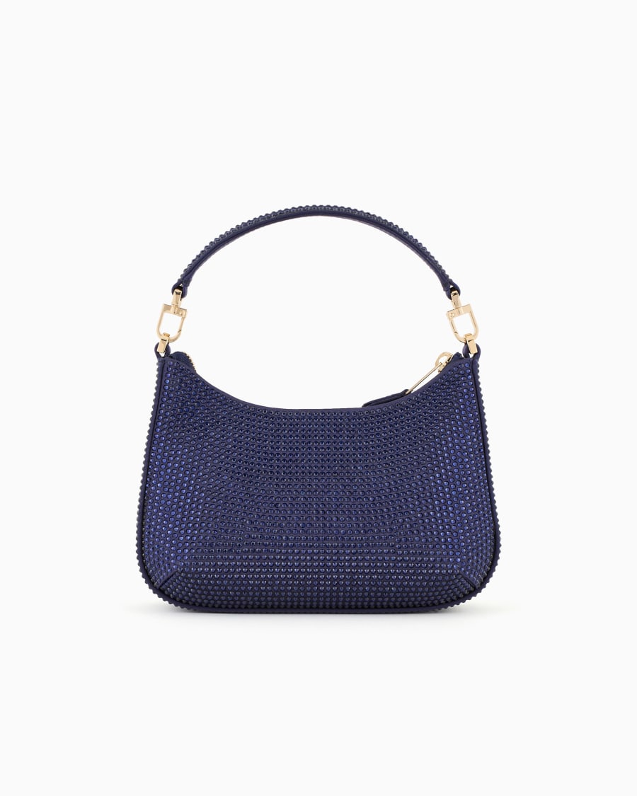The World Of Armani BORSA A MANO MINI LA PRIMA IN RASO E STRASS