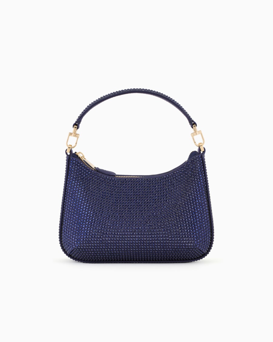 The World Of Armani BORSA A MANO MINI LA PRIMA IN RASO E STRASS