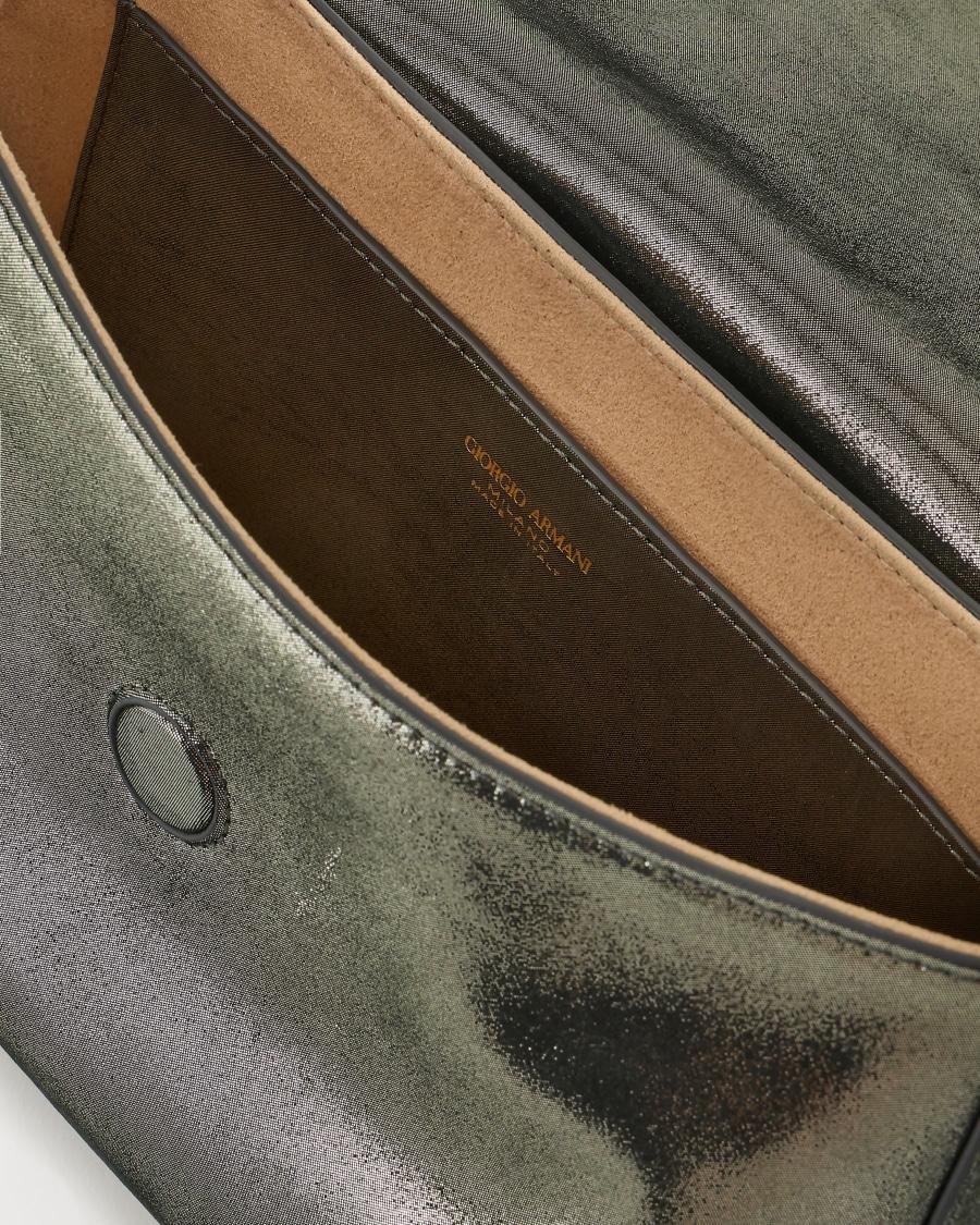 The World Of Armani BORSA A MANO PICCOLA LA PRIMA SOFT IN NABUK BRILLANTE