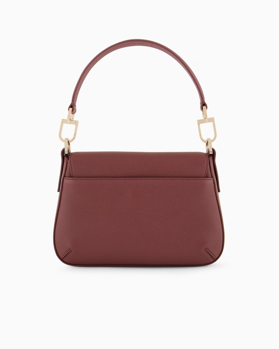 The World Of Armani BORSA A MANO PICCOLA LA PRIMA SOFT IN PELLE GRANATA ASV