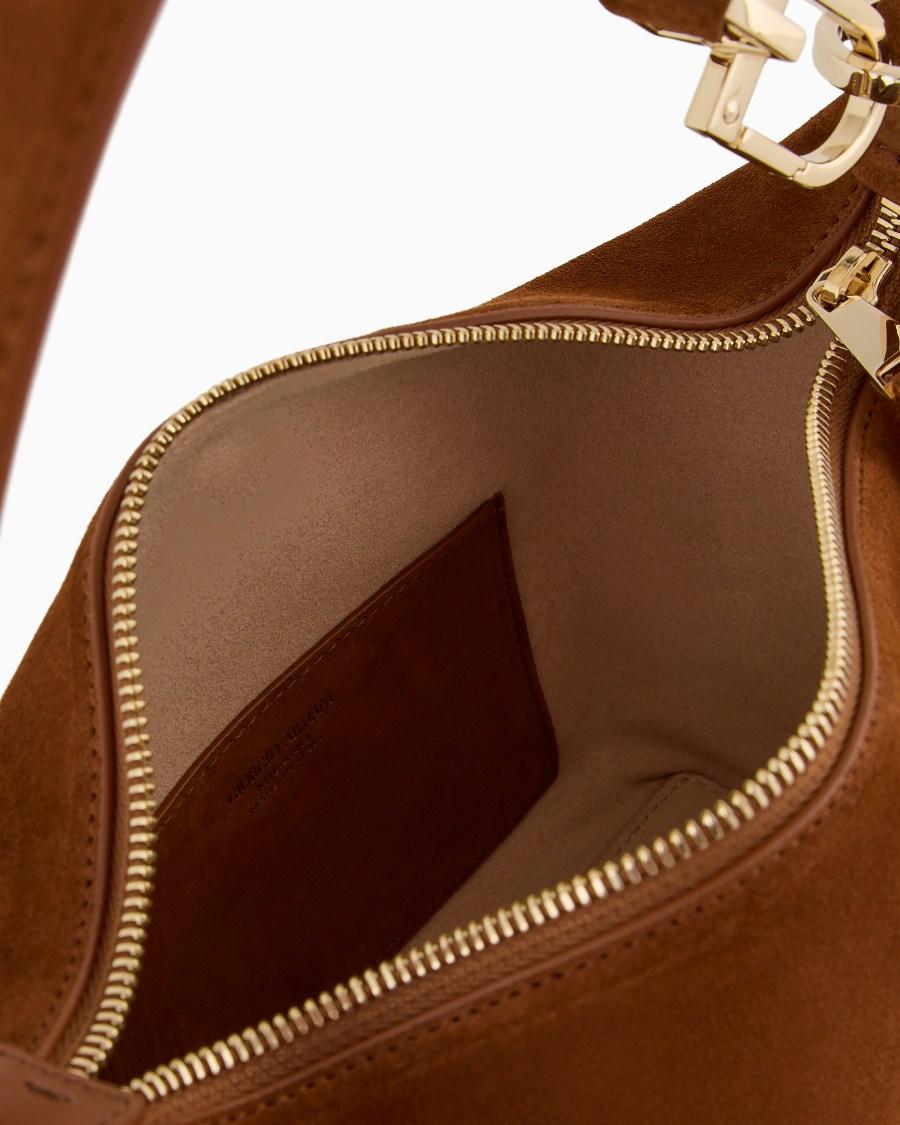 The World Of Armani BORSA A MANO PICCOLA LA PRIMA SOFT IN SUEDE