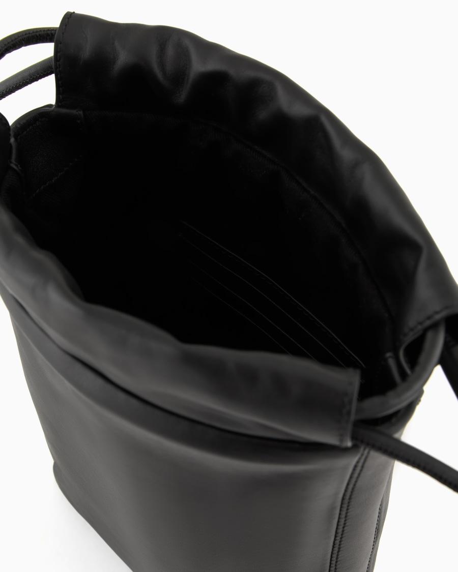 The World Of Armani BORSA A SACCHETTO PICCOLA IN PELLE NAPPATA