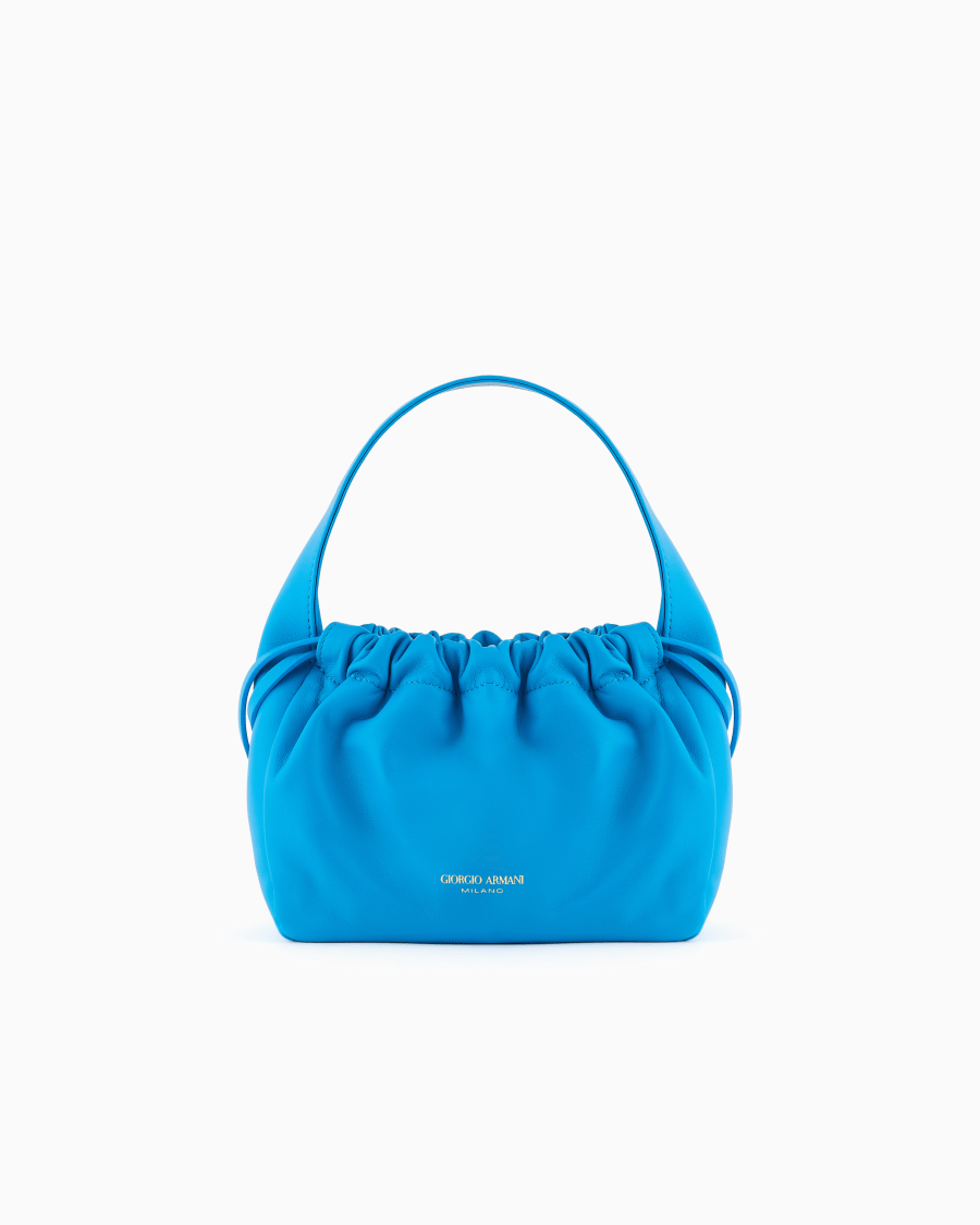 The world of armani BORSA A SECCHIELLO PICCOLA IN NAPPA ASV