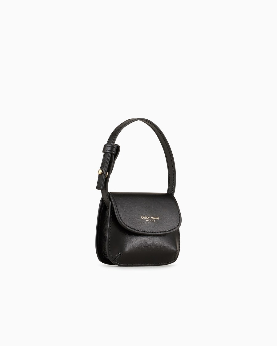 The World Of Armani BORSA CHARM MICRO LA PRIMA IN PELLE PALMELLATA