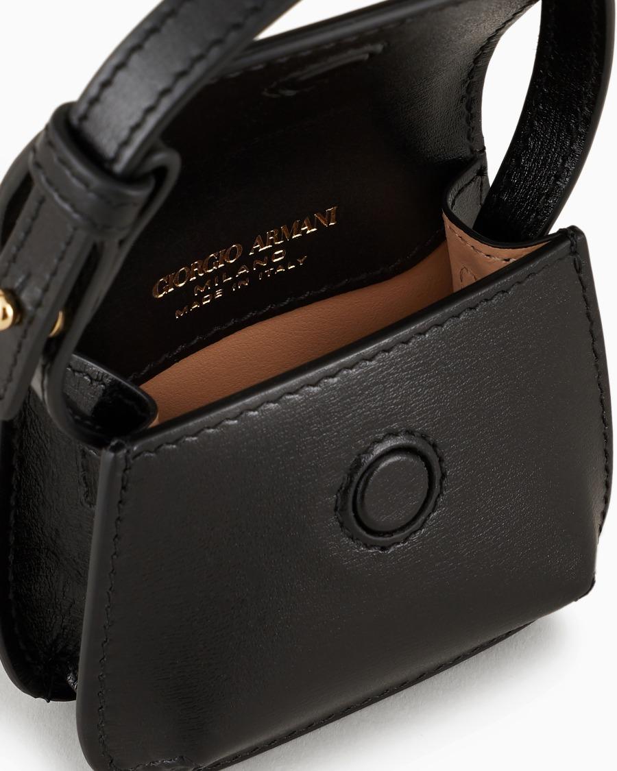 The World Of Armani BORSA CHARM MICRO LA PRIMA IN PELLE PALMELLATA