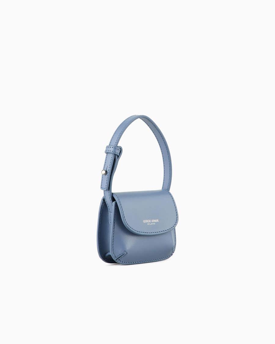 The World Of Armani BORSA CHARM MICRO LA PRIMA IN PELLE PALMELLATA