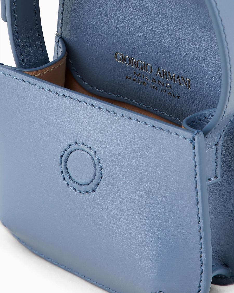 The World Of Armani BORSA CHARM MICRO LA PRIMA IN PELLE PALMELLATA