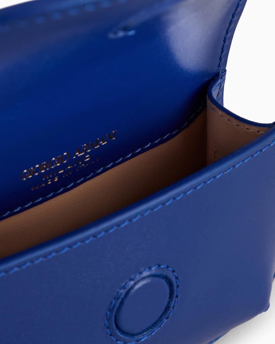 The World Of Armani BORSA CHARM MINI LA PRIMA IN PELLE PALMELLATA