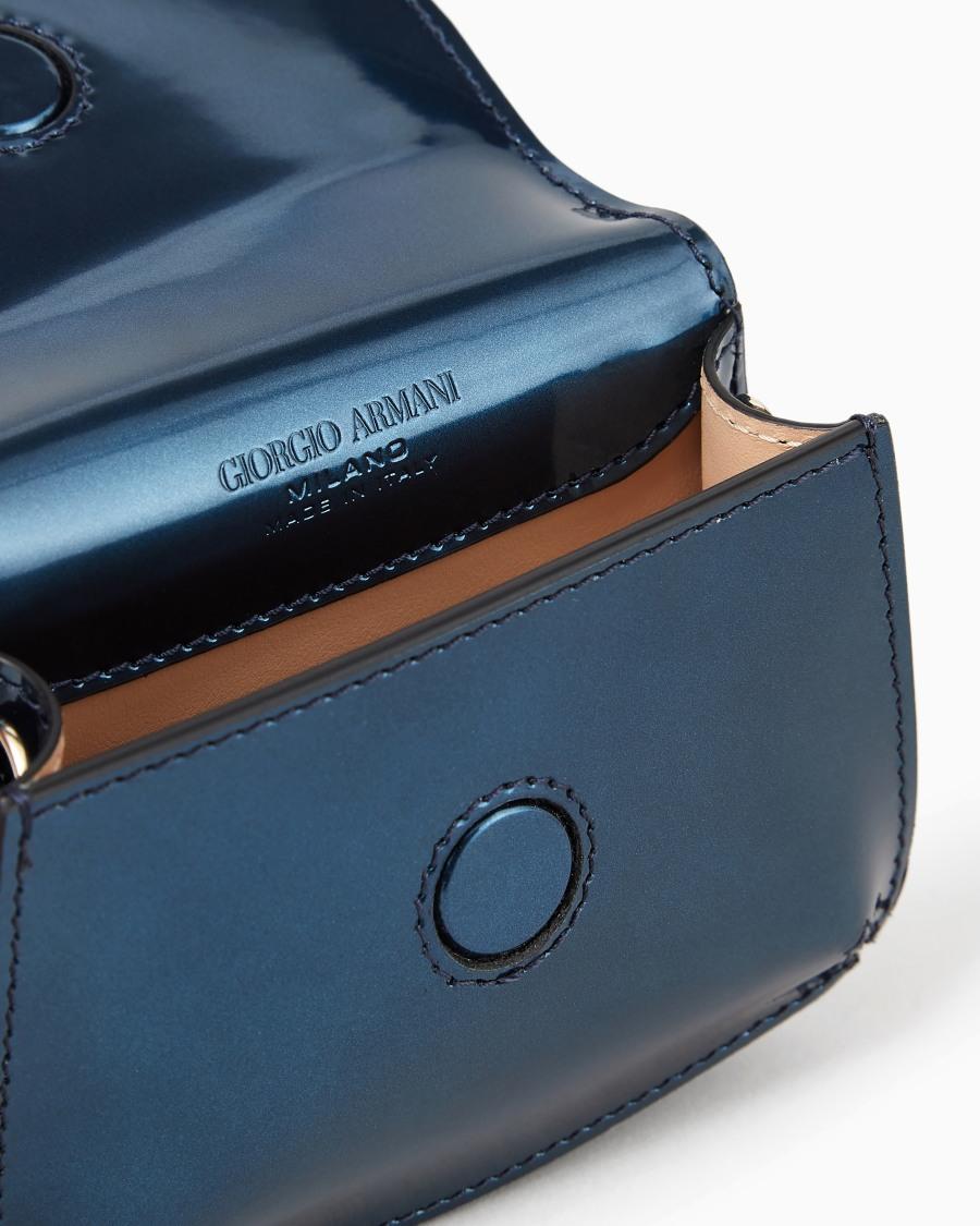 The World Of Armani BORSA CHARM MINI LA PRIMA IN VERNICE LIQUIDA
