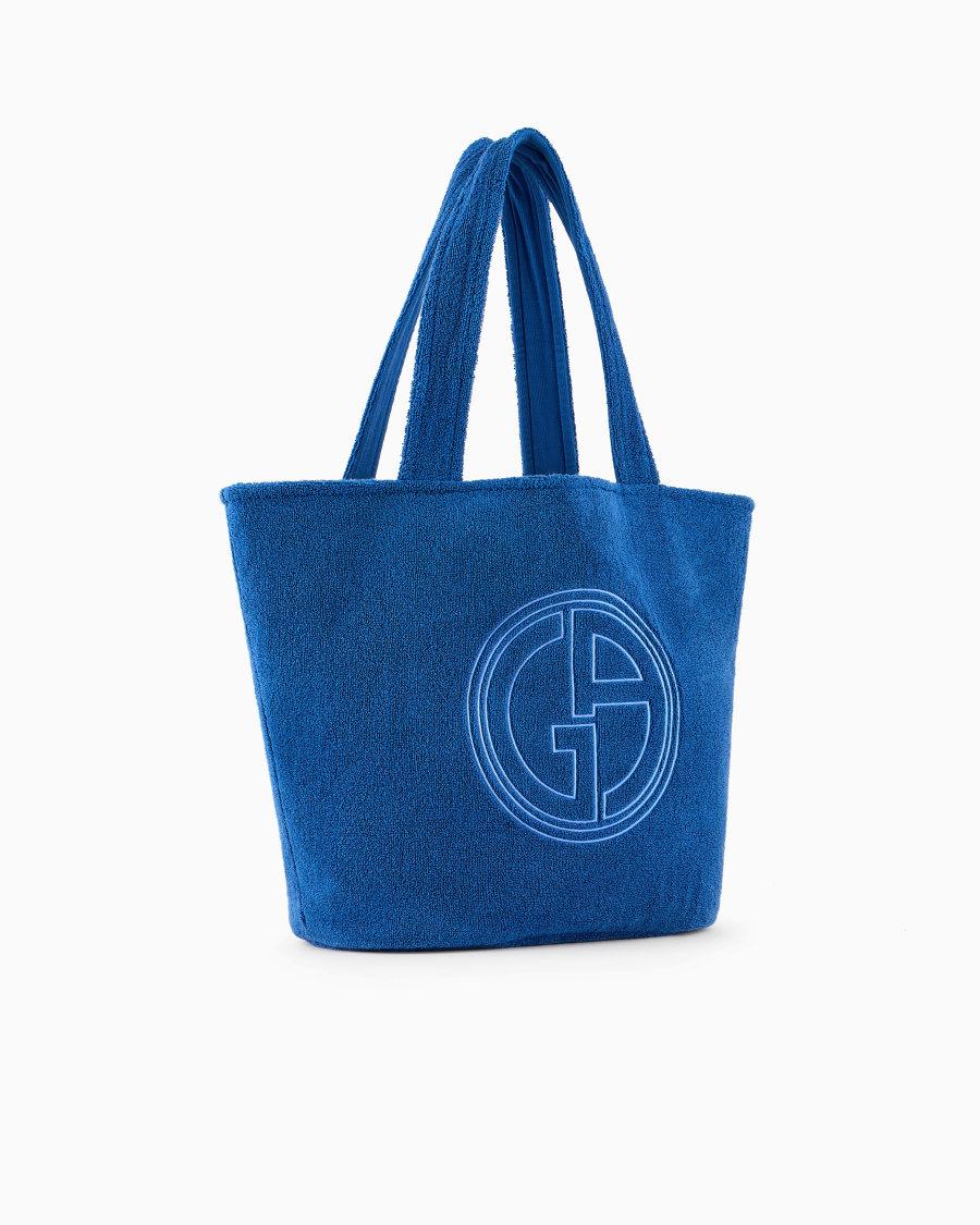 The World Of Armani BORSA DA MARE IN SPUGNA DI COTONE