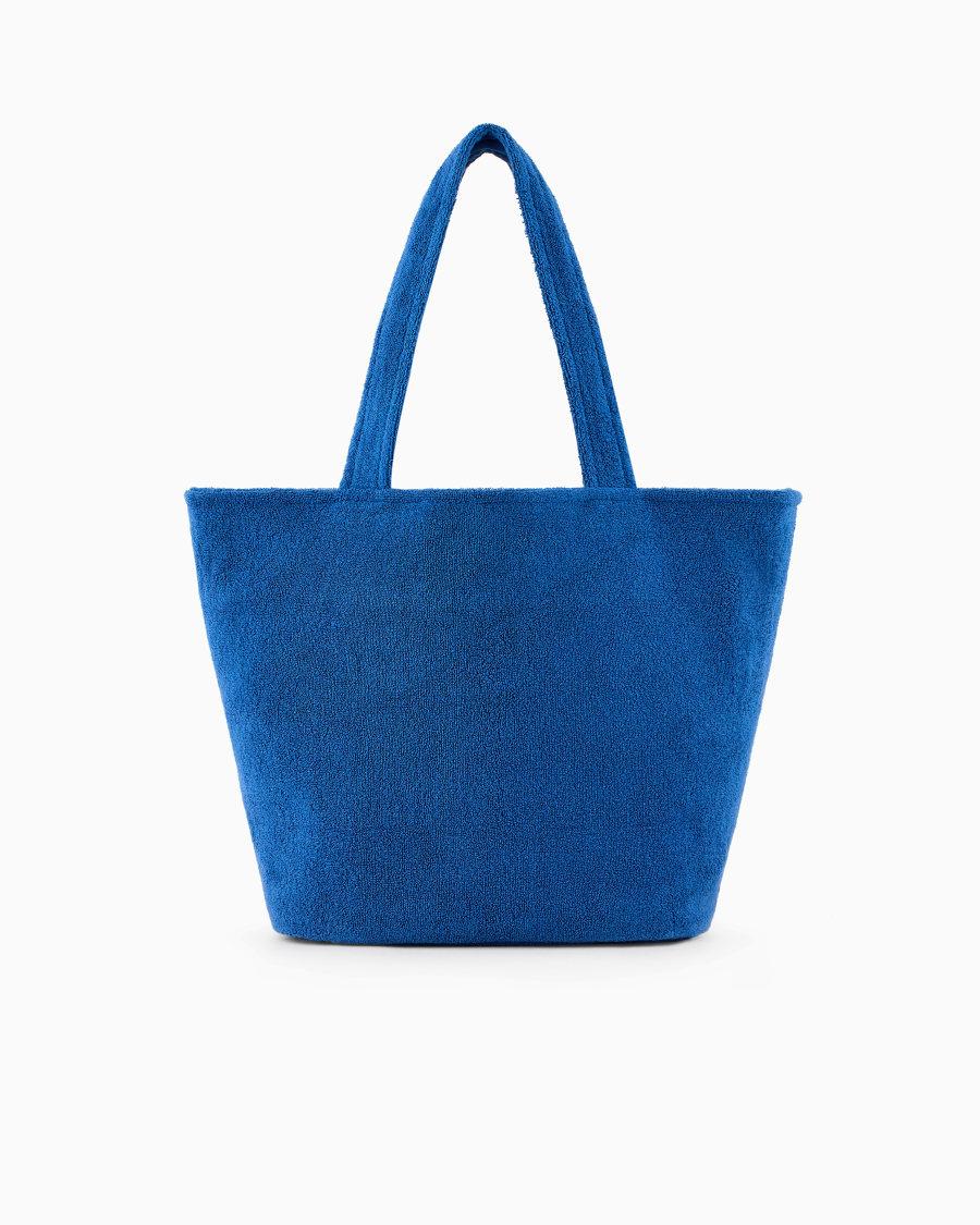 The World Of Armani BORSA DA MARE IN SPUGNA DI COTONE