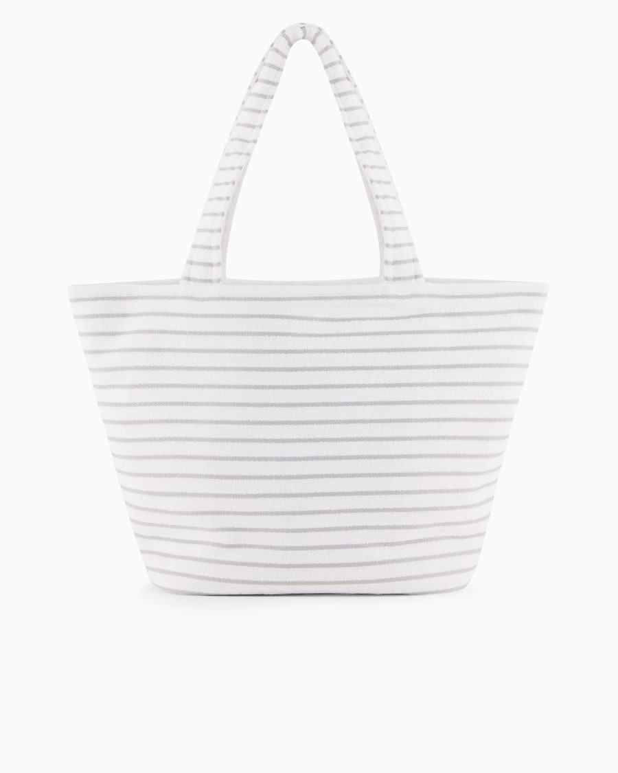 The World Of Armani BORSA DA MARE IN SPUGNA DI COTONE