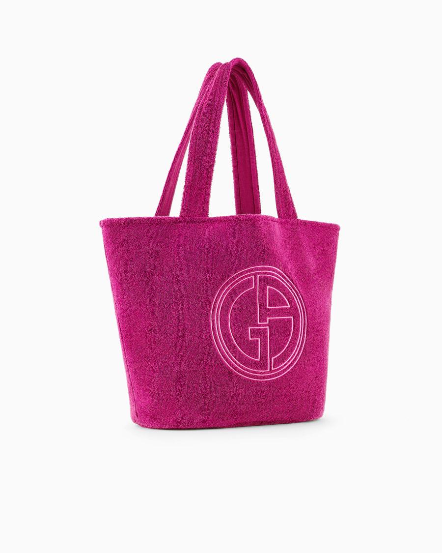 The World Of Armani BORSA DA MARE IN SPUGNA DI COTONE