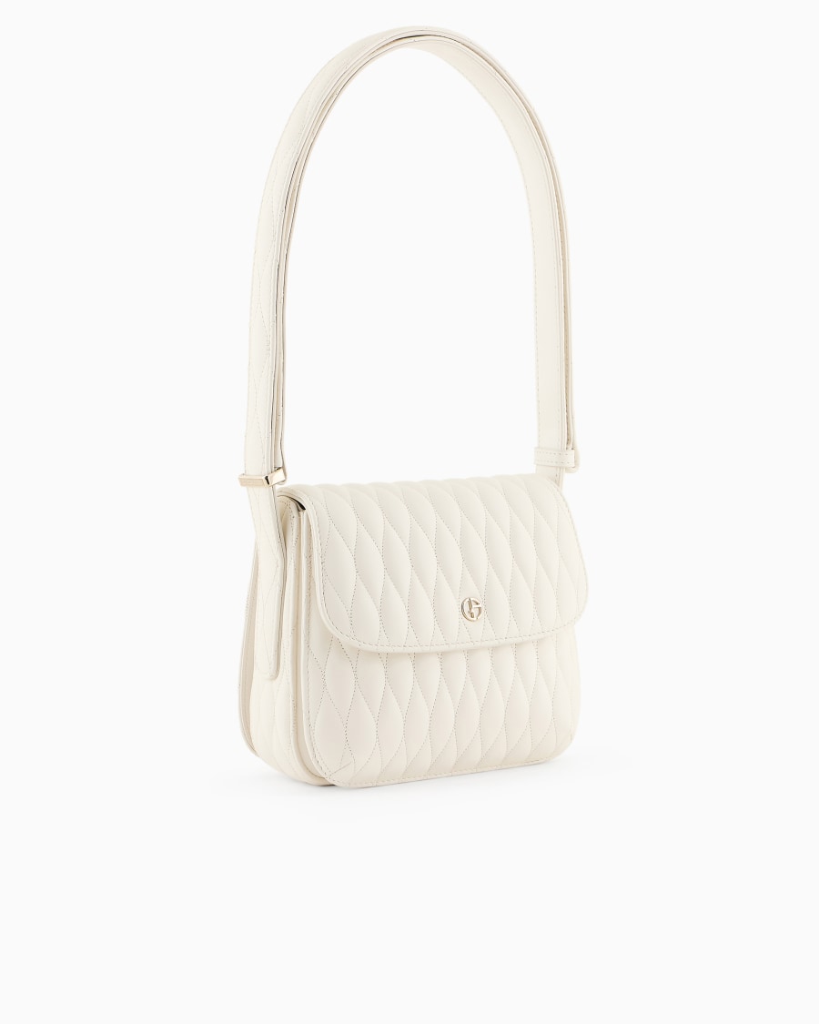 The World Of Armani BORSA LA PRIMA IN NAPPA TRAPUNTATA MOTIVO ONDE