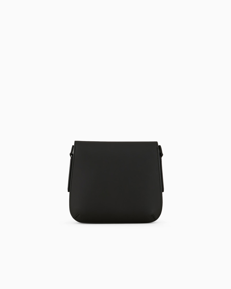 The World Of Armani BORSA LA PRIMA IN PELLE EFFETTO GOMMATO CON TRACOLLA