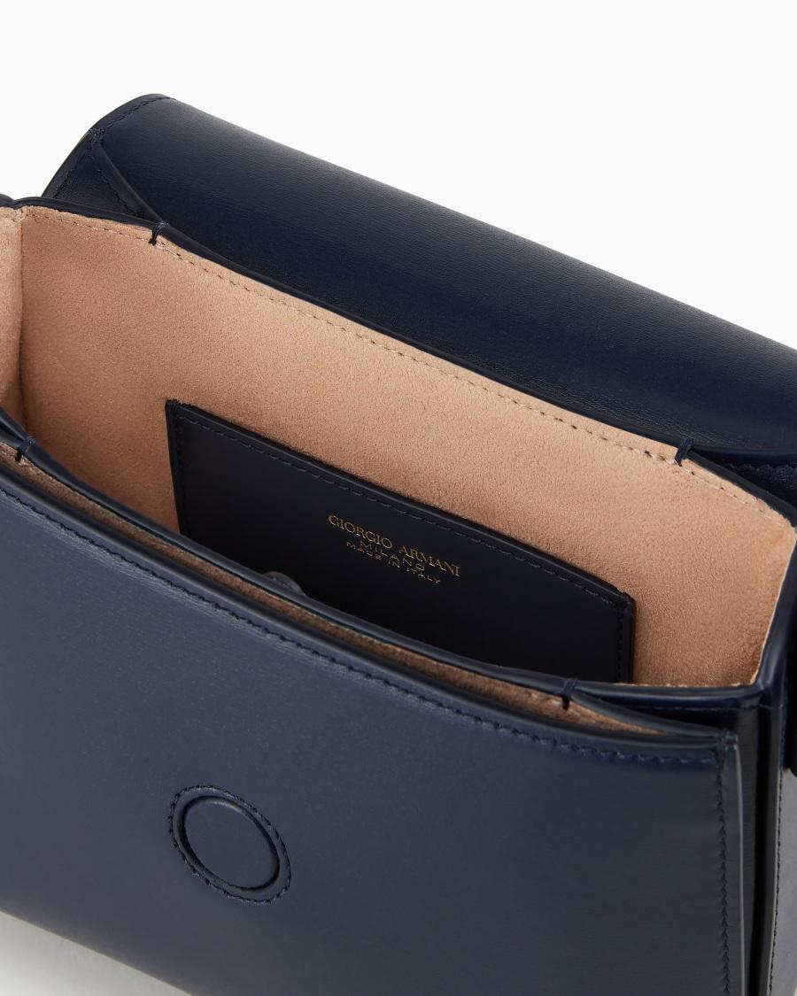 The World Of Armani BORSA LA PRIMA IN PELLE PALMELLATA CON CATENA