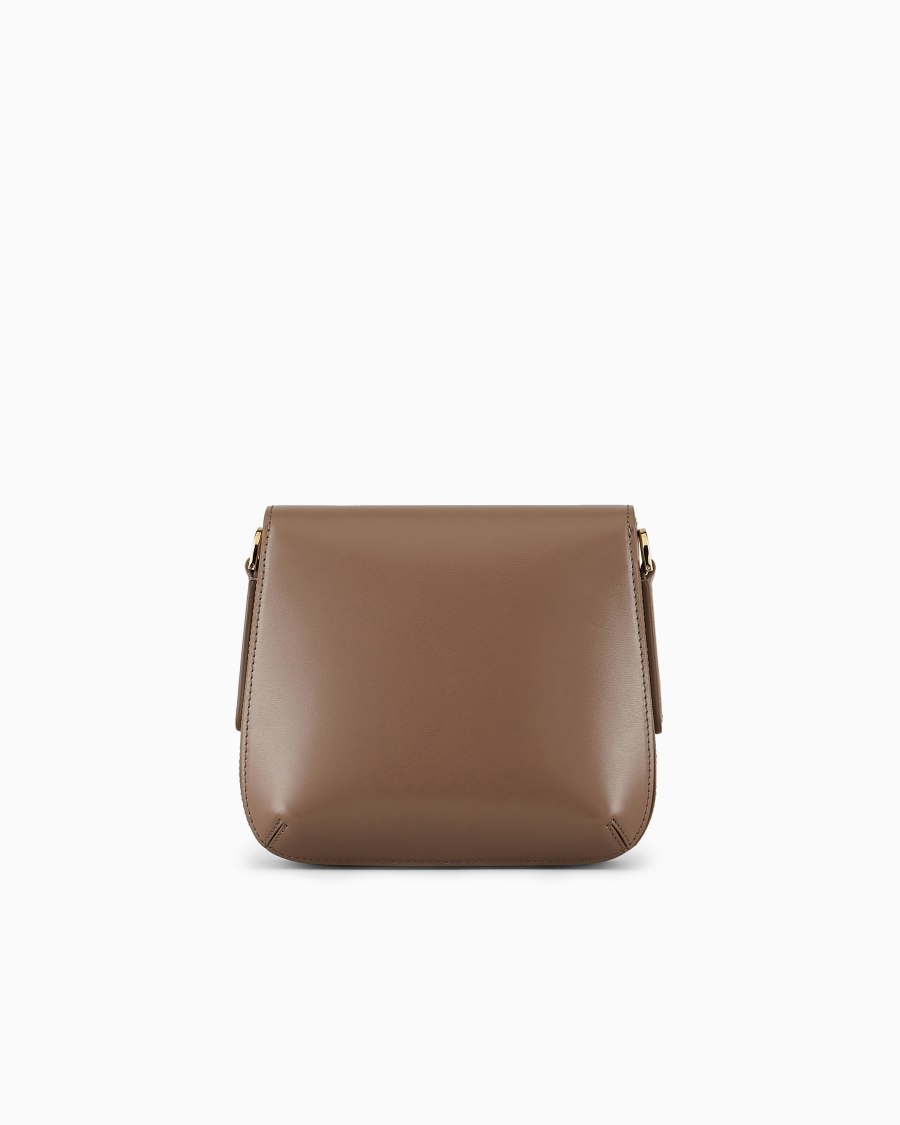 The World Of Armani BORSA LA PRIMA IN PELLE PALMELLATA CON TRACOLLA A NASTRO