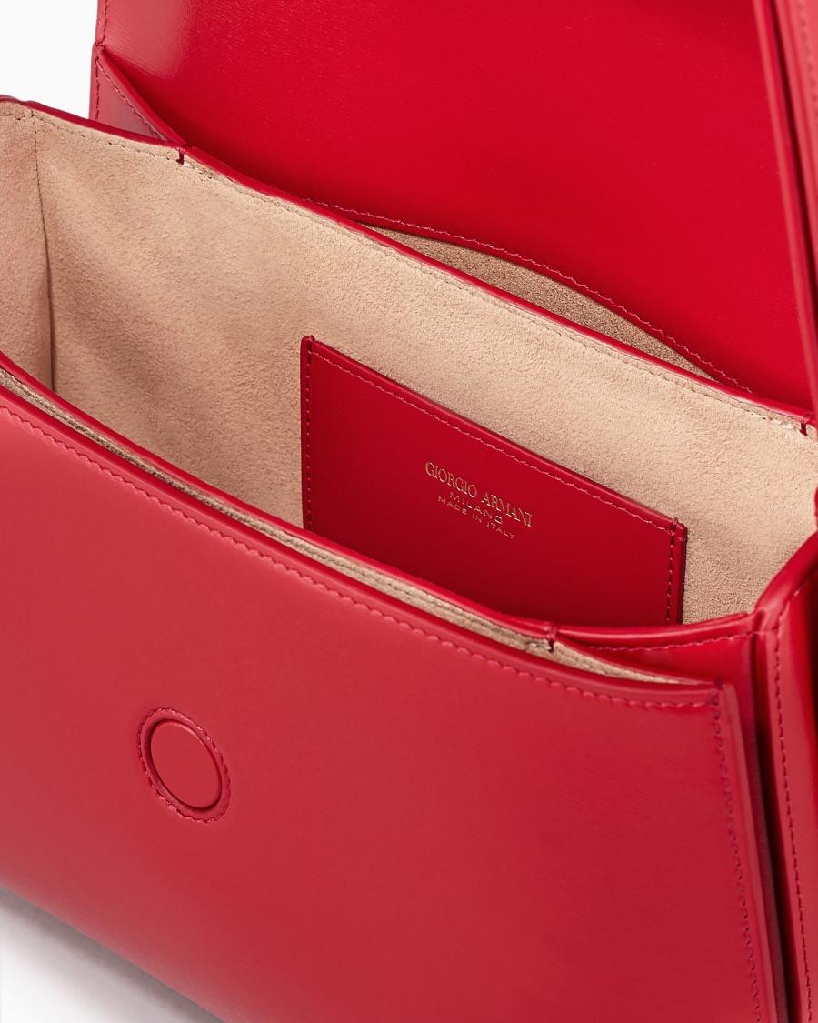 The World Of Armani BORSA MEDIA LA PRIMA IN PELLE PALMELLATA