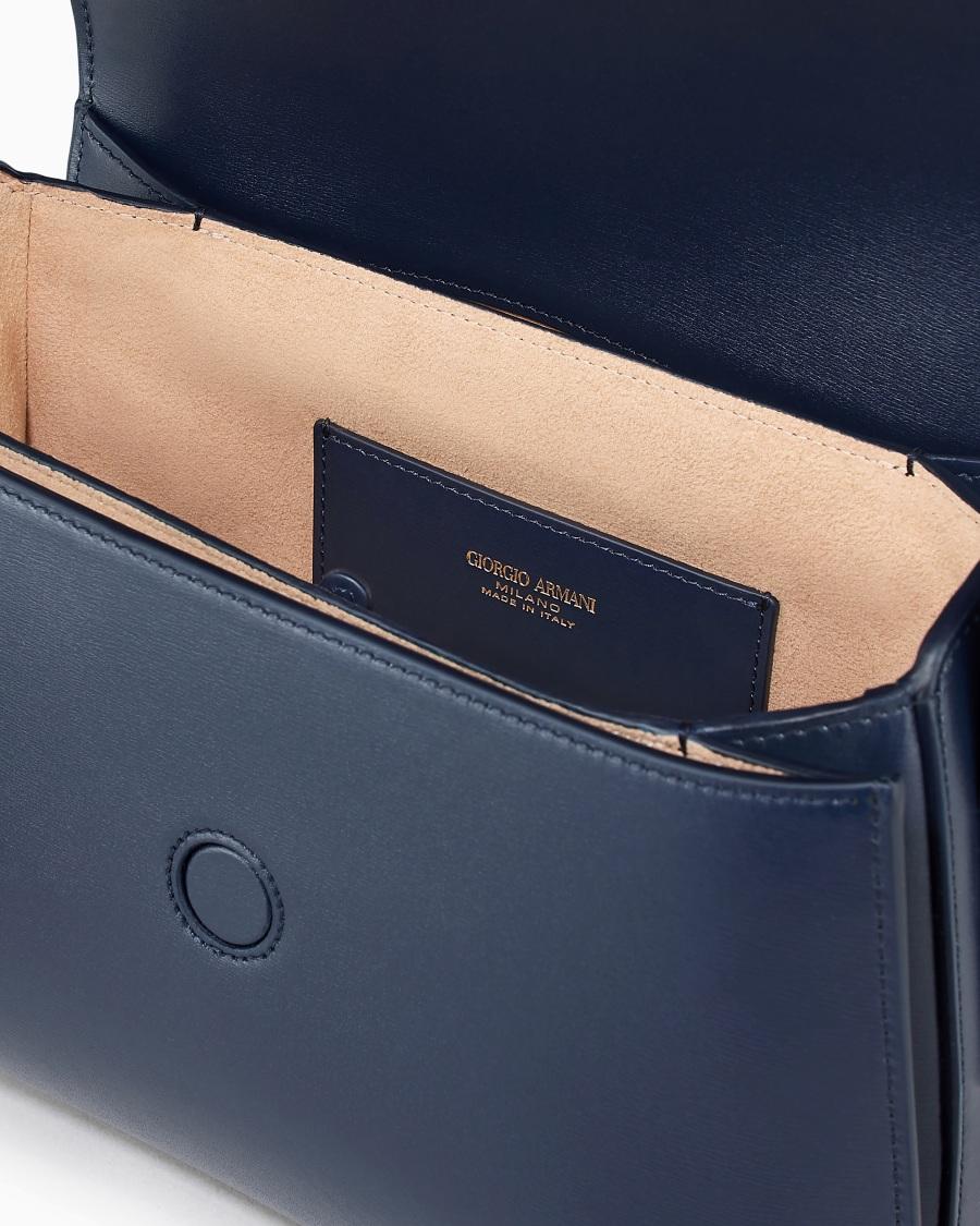 The World Of Armani BORSA MEDIA LA PRIMA IN PELLE PALMELLATA