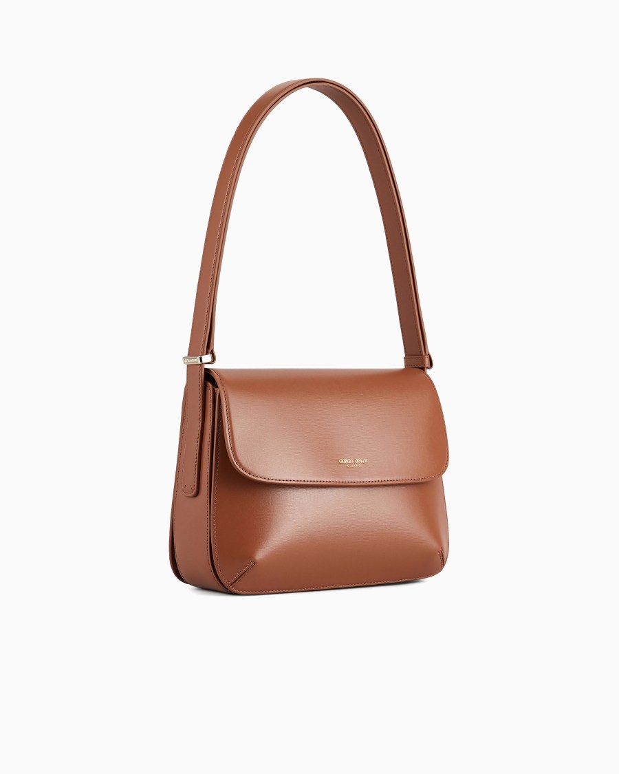 The World Of Armani BORSA MEDIA LA PRIMA IN PELLE PALMELLATA