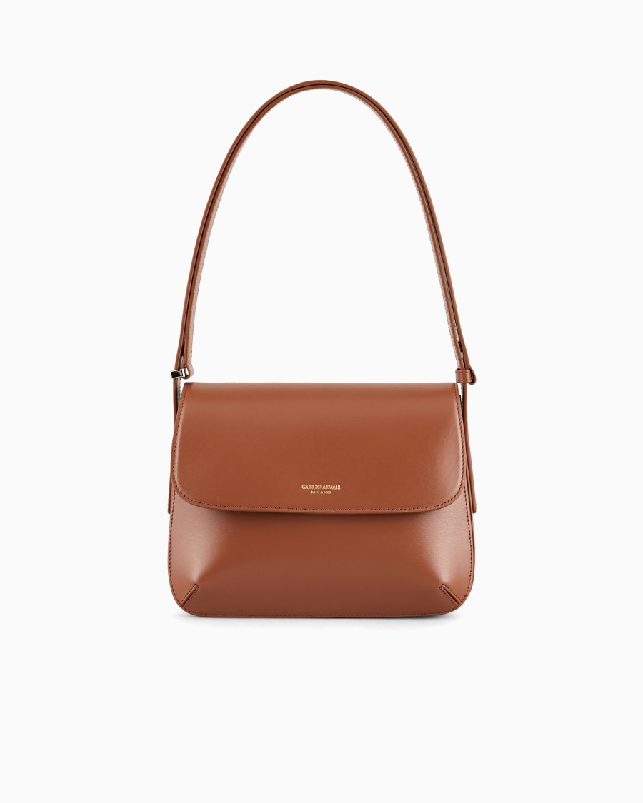 The world of armani BORSA MEDIA LA PRIMA IN PELLE PALMELLATA