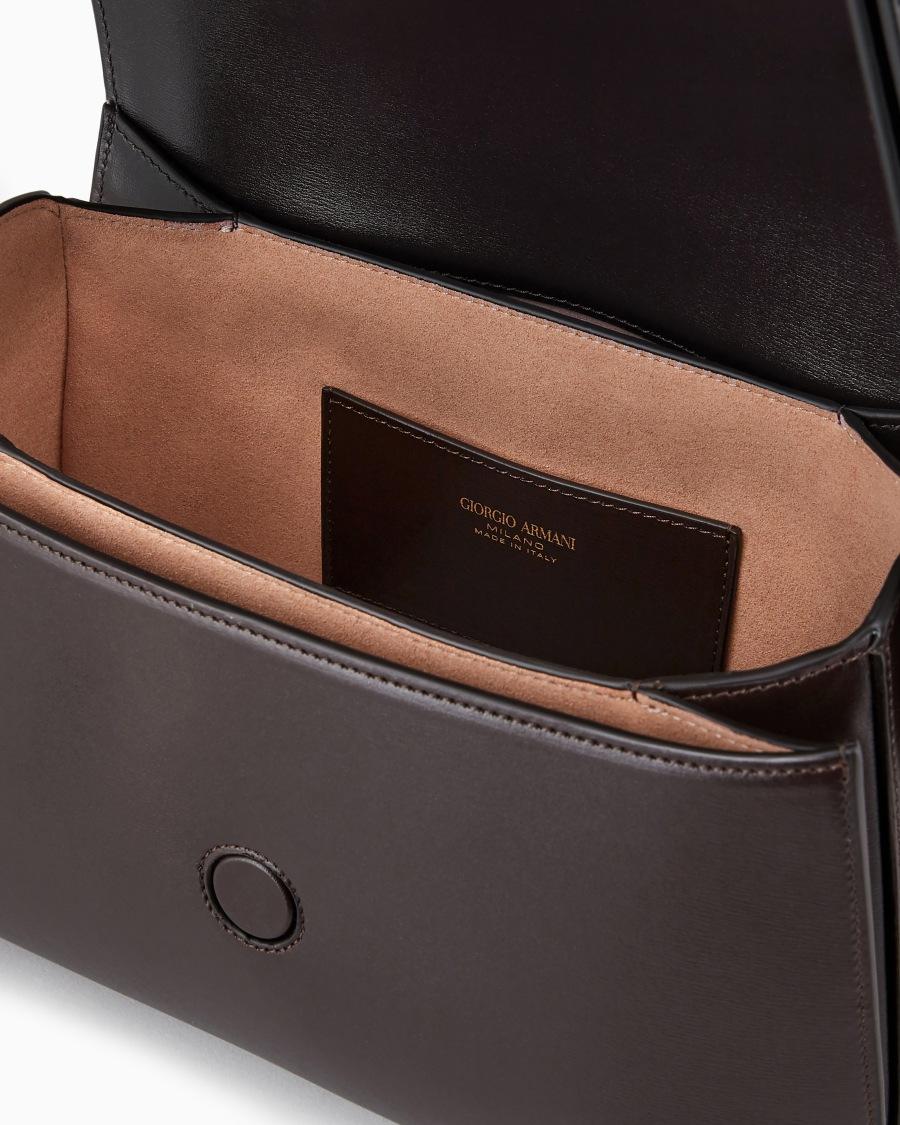 The World Of Armani BORSA MEDIA LA PRIMA IN PELLE PALMELLATA