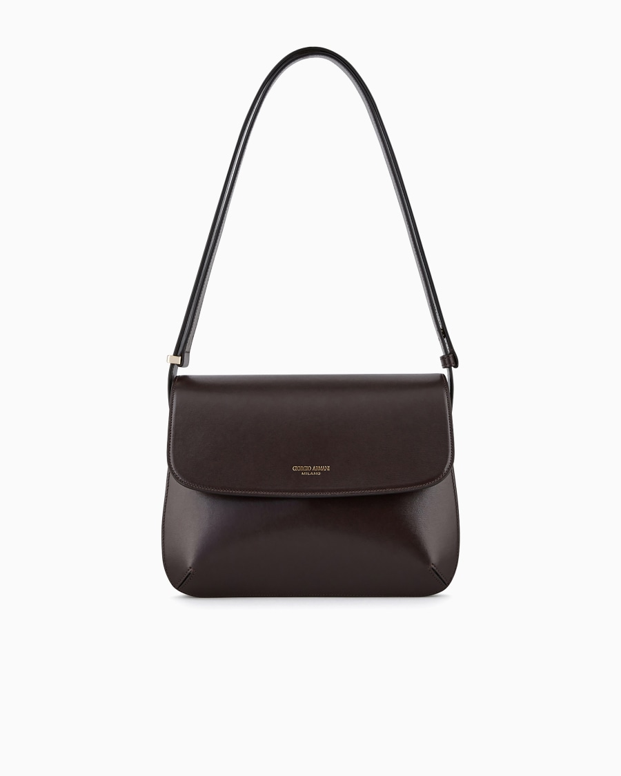 The world of armani BORSA MEDIA LA PRIMA IN PELLE PALMELLATA