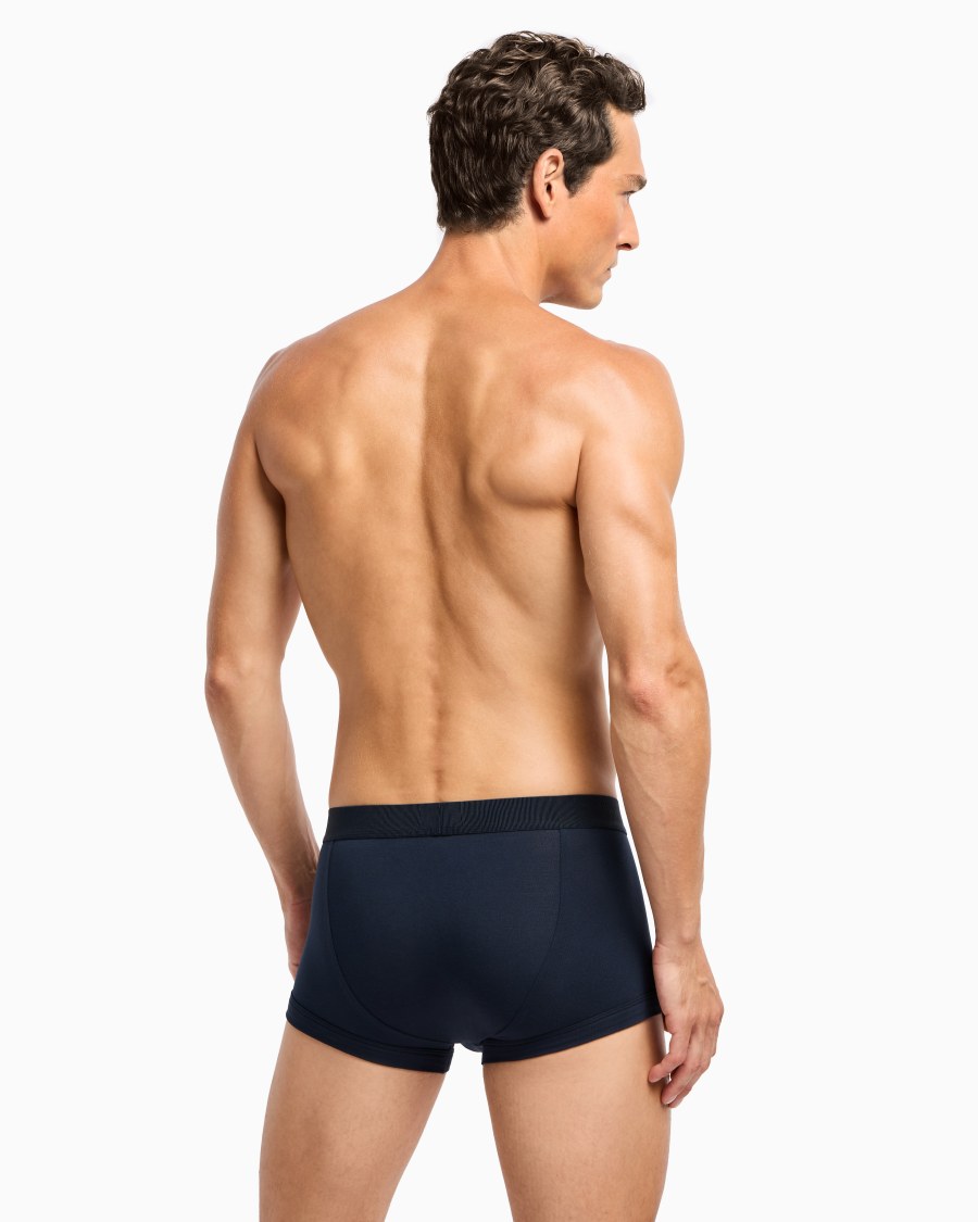 The World Of Armani BOXER IN JERSEY STRETCH CON BANDA LOGATA