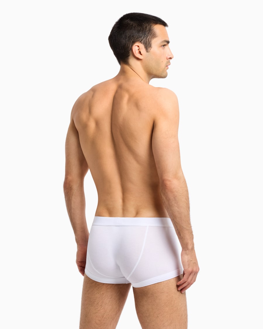 The World Of Armani BOXER IN JERSEY STRETCH CON BANDA LOGATA