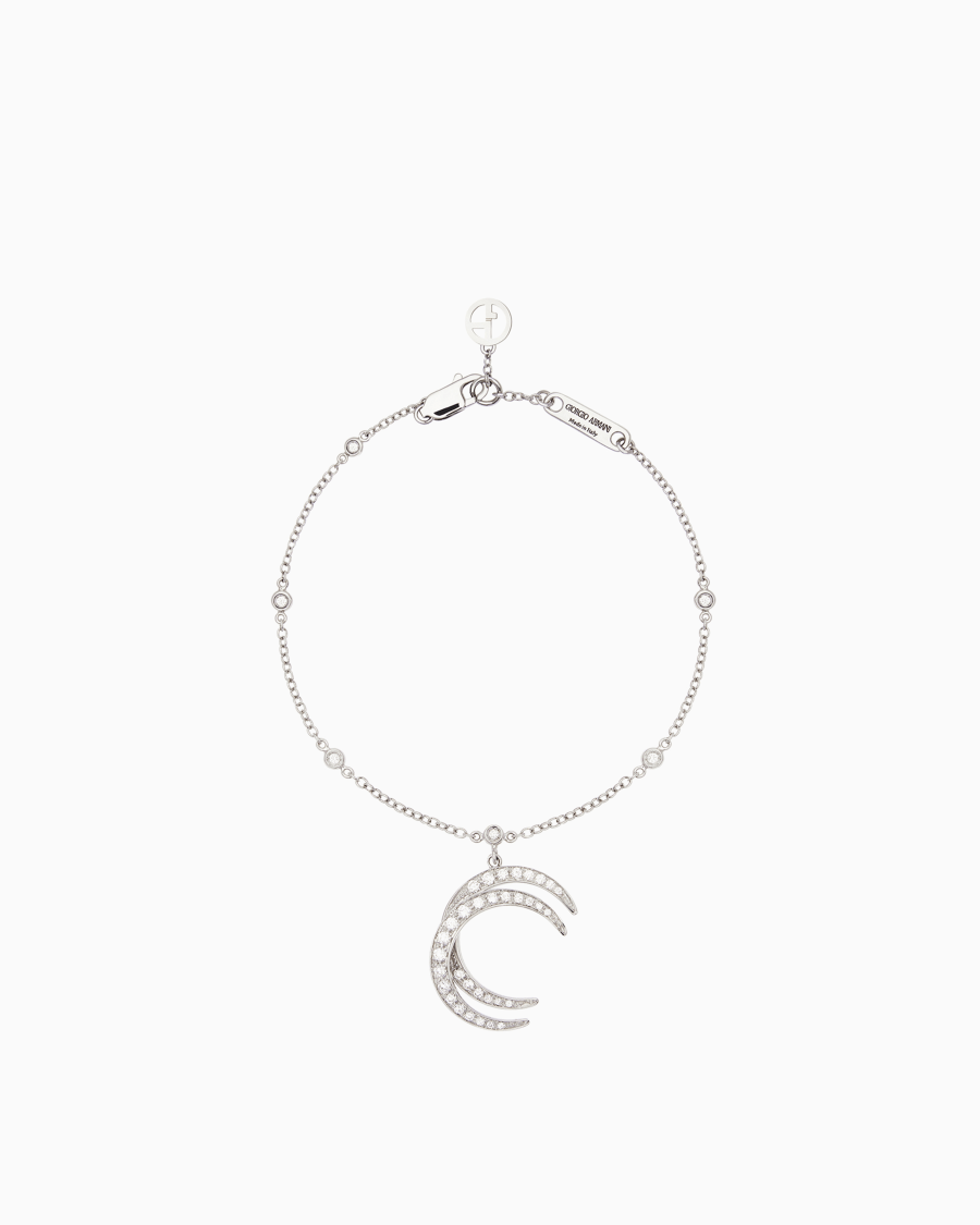 The world of armani BRACCIALE FIRMAMENTO IN ORO BIANCO 18 KT E DIAMANTI