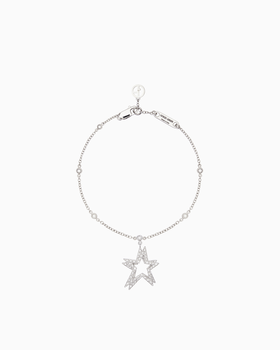 The world of armani BRACCIALE FIRMAMENTO IN ORO BIANCO 18 KT E DIAMANTI