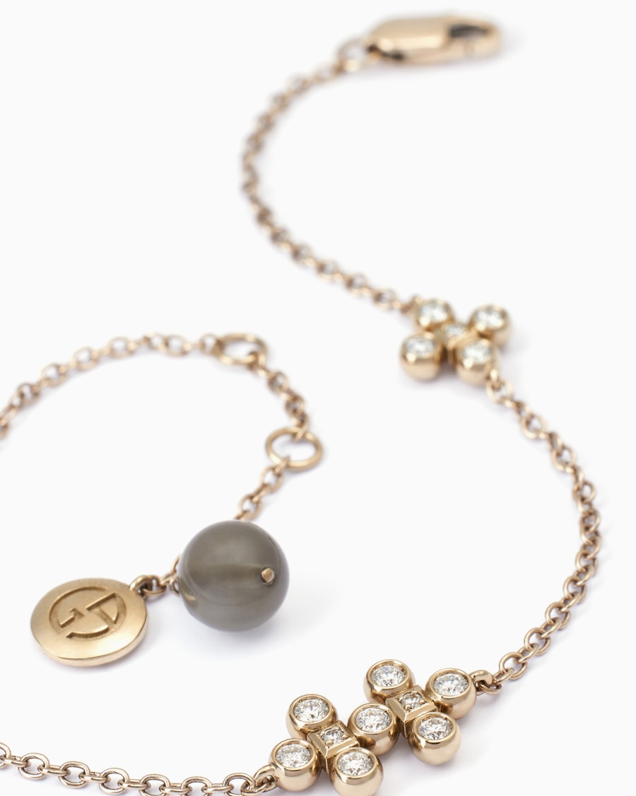 The World Of Armani BRACCIALE GIOIA IN ORO 18 KT E DIAMANTI