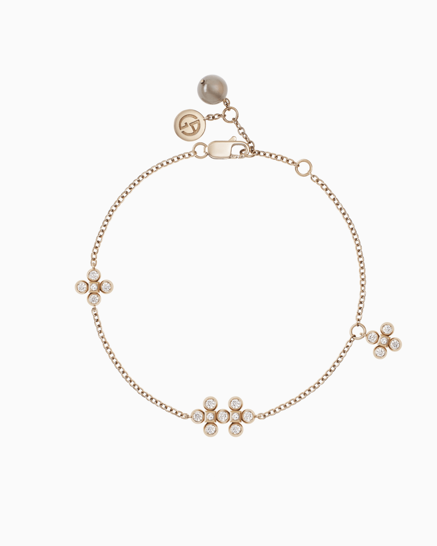 The world of armani BRACCIALE GIOIA IN ORO 18 KT E DIAMANTI