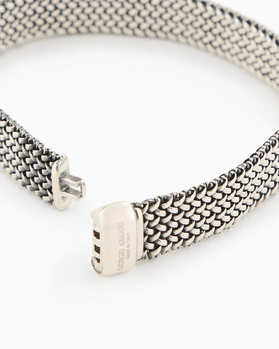 The World Of Armani BRACCIALE IN ARGENTO 925 INTRECCIATO