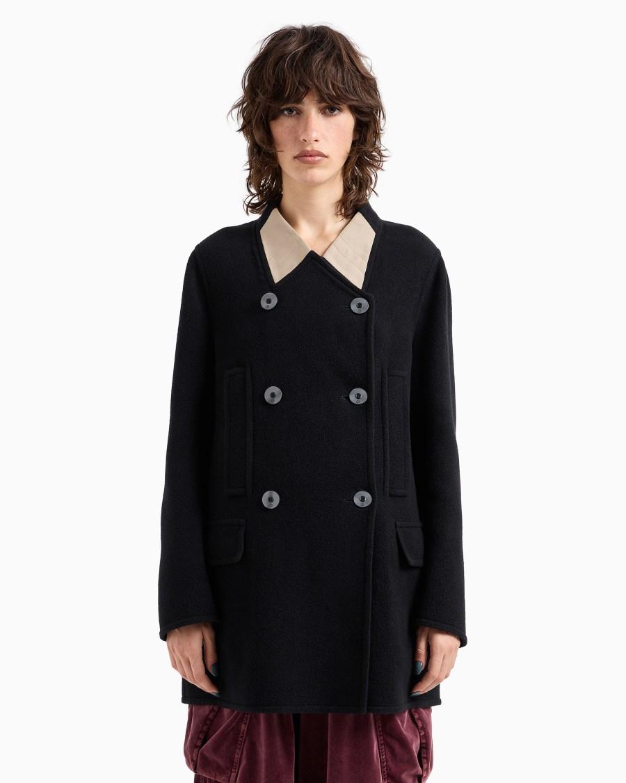 The World Of Armani CABAN DOPPIOPETTO IN CASHMERE DOUBLE