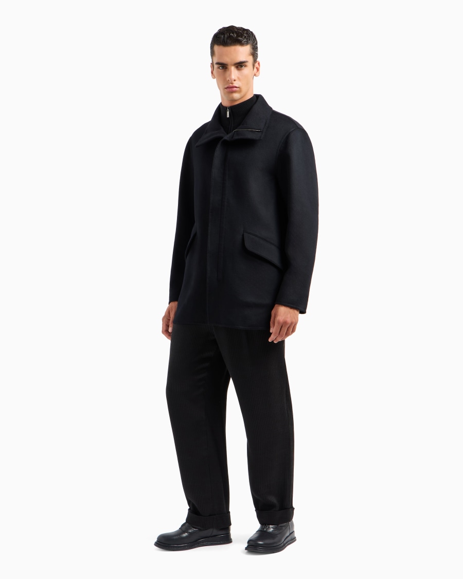 The World Of Armani CABAN IN PANNO DI CASHMERE DOUBLE