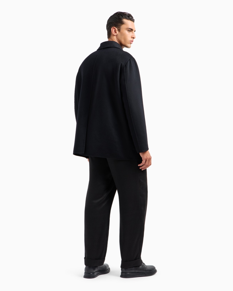 The World Of Armani CABAN IN PANNO DI CASHMERE DOUBLE