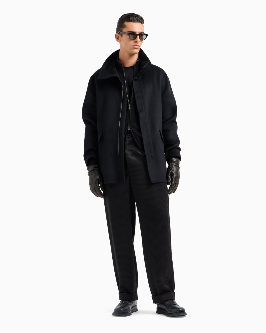 The World Of Armani CABAN IN PANNO DI CASHMERE DOUBLE