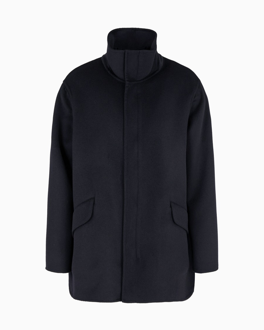 The world of armani CABAN IN PANNO DI CASHMERE DOUBLE