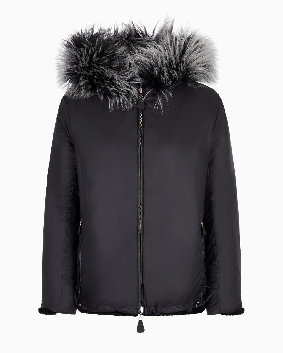 The World Of Armani CABAN REVERSIBILE IN SHEARLING DI AGNELLO